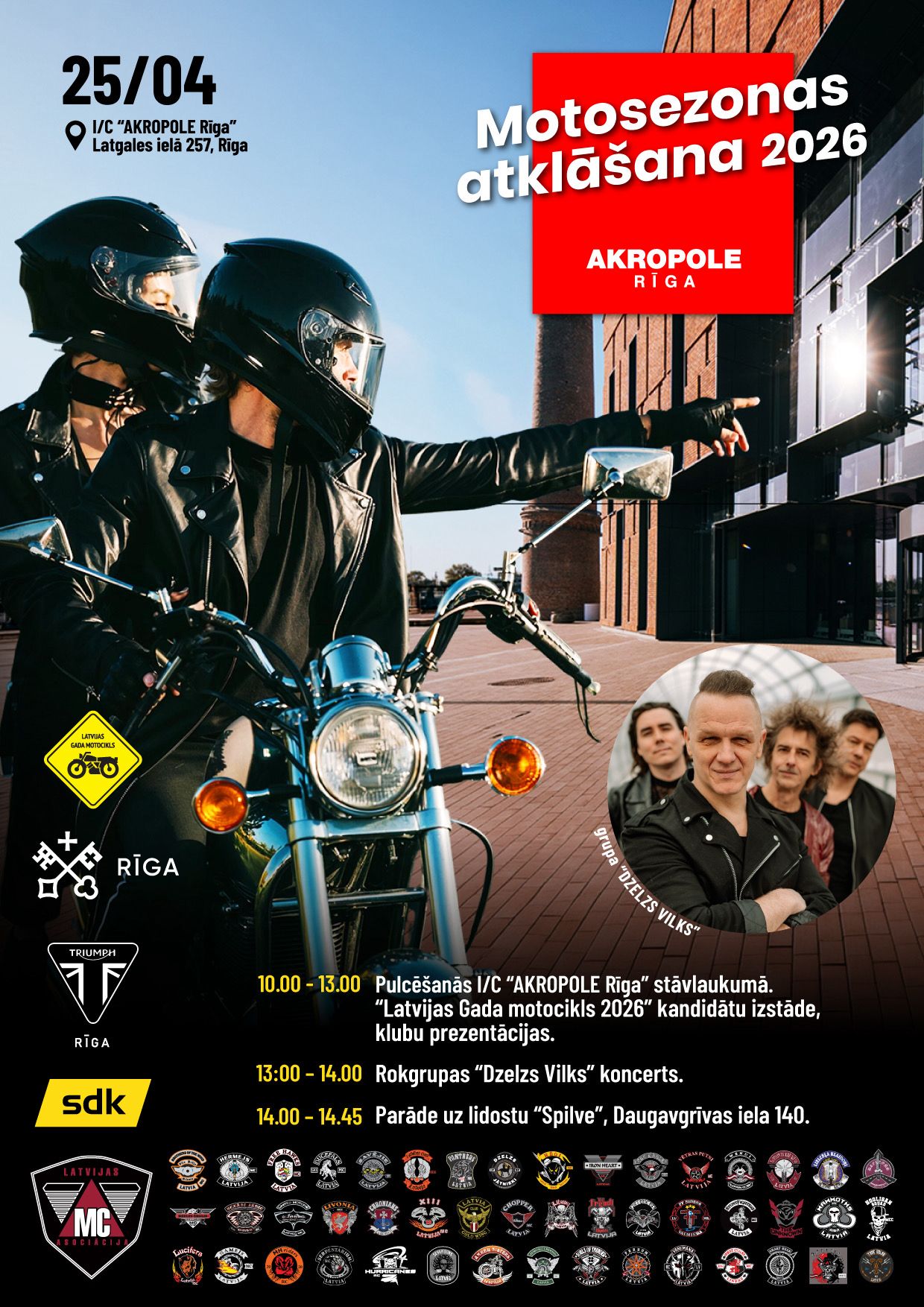 Motosezonas atklāšana 2026