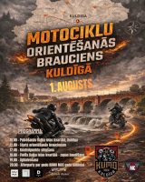 Motociklu orientēšanās brauciens Kuldīgā