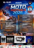Moto festivāls Jēkabpilī 2026