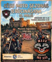 Moto sezonas ierūcināšana Cēsīs
